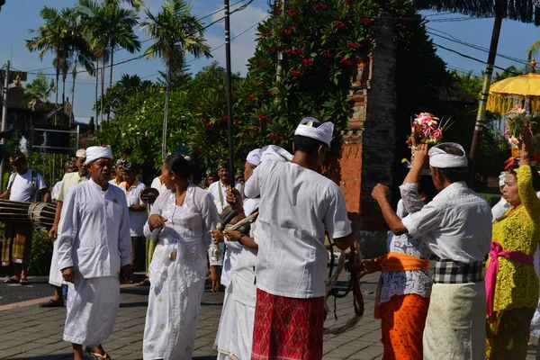Уличная Жизнь Культура Индонезии Традиционная Одежда — стоковое фото