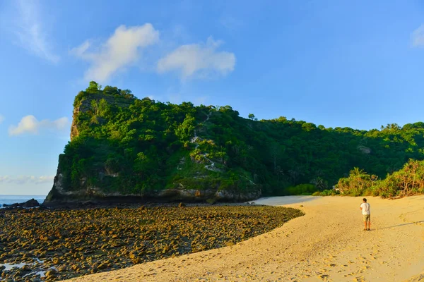 风景秀丽的钻石海滩Nusa Penida — 图库照片