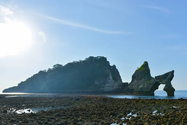 Natursköna Diamond Beach Nusa Penida — Stockfoto