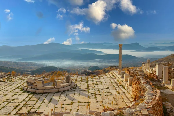 Antoninus Szökőkút Sagalassos Burdur Törökország — Stock Fotó