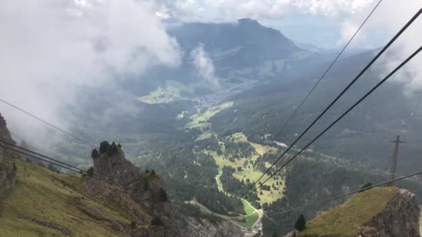 Seceda Mountain Italian Dolomites — Videoclip de stoc