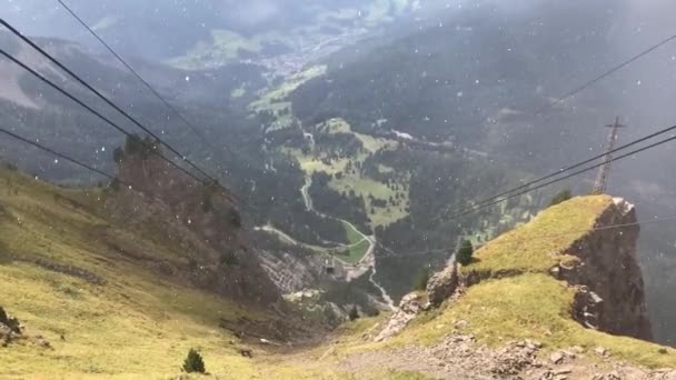 Seceda Mountain Italian Dolomites — Stockvideo