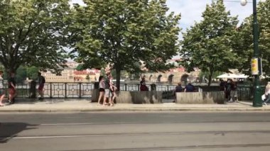 Çek Cumhuriyeti Prag 'da sıradan bir gün