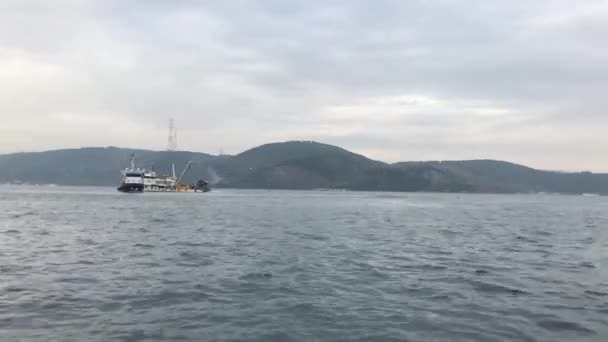 Yavuz Sultan Selim Bridge Istanbul Turkey 3Rd Bridge Istanbul Bosphorus — Stok video