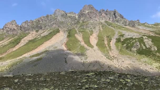 Hervorragende Landschaftsvideos Auf Kakarlar Avusor Bergseen Höhe 3000 — Stockvideo