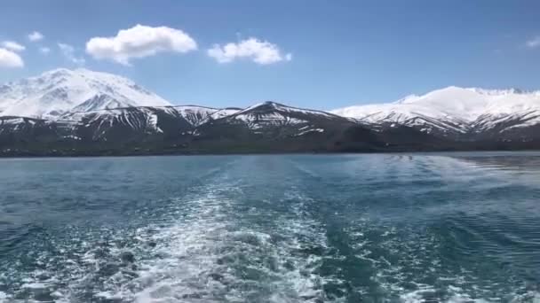 トルコで最も美しい湖の1つであるセイド湖 — ストック動画