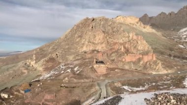 Dogubayazit Doğu Türkiye'de yakınlarındaki Ishak Paşa Sarayı (Ishakpasa Sarayı)