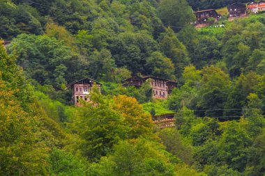 Geleneksel ahşap Karadeniz evleri