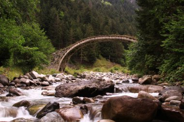 Frtna Nehri üzerindeki eski taş köprüler, çok sağlam ve kullanışlı.