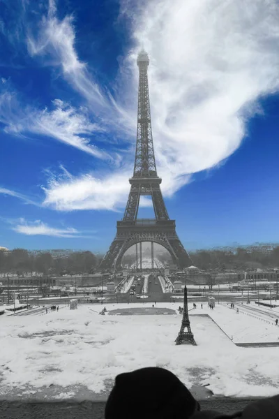 Torre Eiffel Sus Alrededores — Foto de Stock