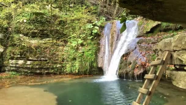 Beautiful Landscape Waterfall Tatlica Erfelek District Sinop Black Sea Region — Video