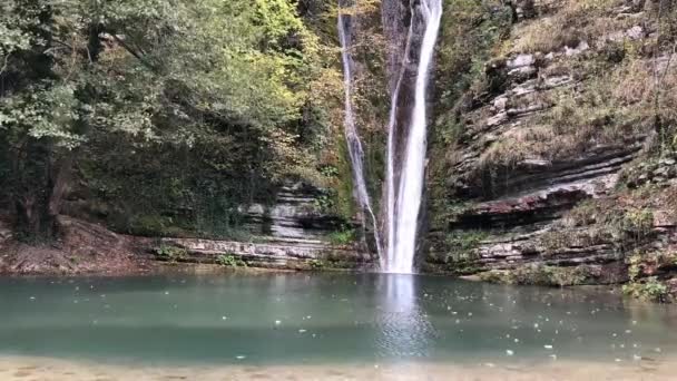 Beautiful Landscape Waterfall Tatlica Erfelek District Sinop Black Sea Region — Video