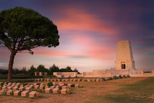 Półwysep Gallipoli Którym Czasie Pierwszej Wojny Światowej Miały Miejsce Bitwy — Zdjęcie stockowe