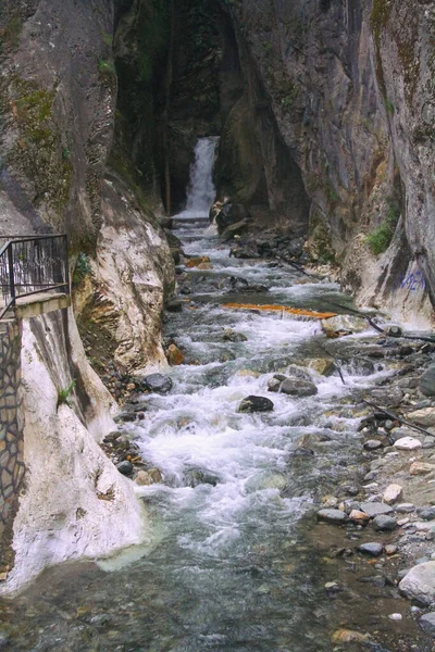 Localizado Bursa Turquia Saitabat Cachoeira Uma Região Turismo Importante — Fotografia de Stock