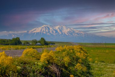 5 bin 137 metrede Ararat Dağı (Türkiye) görülüyor