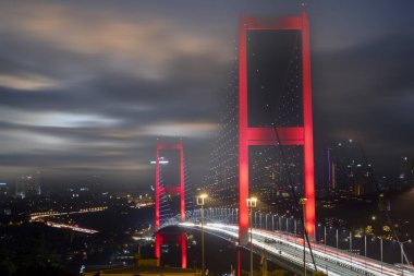 15 Temmuz Şehitler Köprüsü (15 Temmuz Sehitler Koprusu). İstanbul Boğazı Köprüsü .