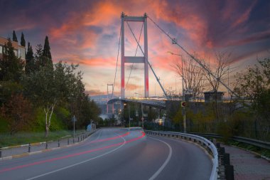 15 Temmuz Şehitler Köprüsü (15 Temmuz Sehitler Koprusu). İstanbul Boğazı Köprüsü .