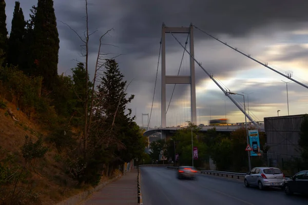 15Th July Martyrs Bridge Temmuz Sehitler Koprusu Istanbul Bosphorus Bridge — Stock Photo, Image