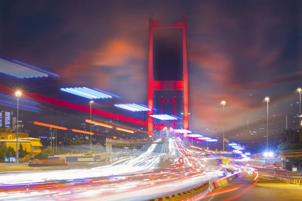 Juli Martelaarsbrug Temmuz Sehitler Koprusu Bosporusbrug Istanbul — Stockfoto