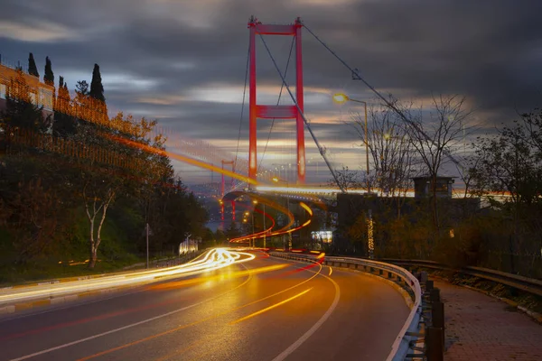 Juli Märtyrerbrücke Temmuz Sehitler Koprusu Bosporus Brücke Istanbul — Stockfoto