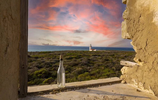 Polente Lighthouse Located Westernmost Edge Bozcaada Built 1861 Polente Light — Fotografia de Stock