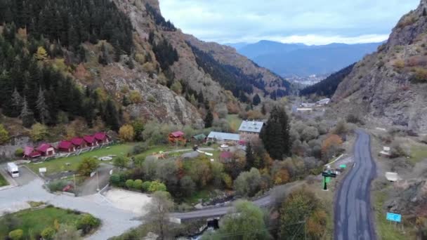 Savsat District Artvin Province Offers Wonderful Views Its Visitors Autumn — Stock Video