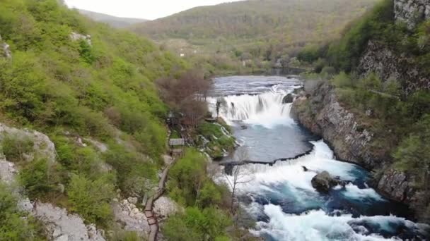 Боснія Герцеговина Природні Парки Найкрасивіші Пейзажі — стокове відео