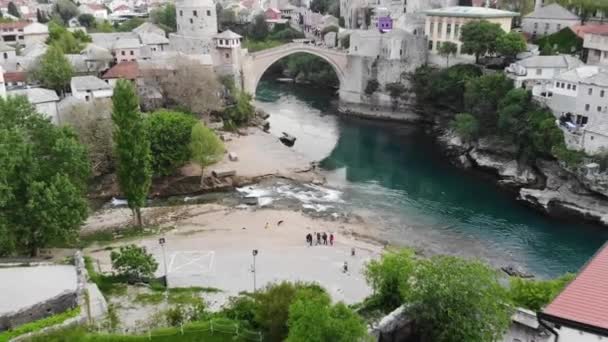 Bosna Hersek Doğal Parklar Güzel Manzaralar — Stok video
