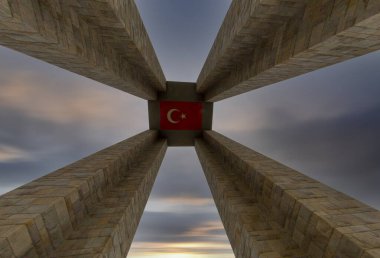 Çanakkale Şehitleri Anıtı Gelibolu savaş katılan Türk askerleri hakkında hizmet anısına bir savaş anıtı olduğunu.