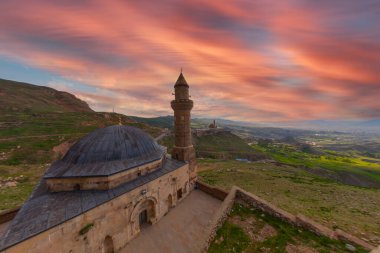 Dogubayazit Doğu Türkiye'de yakınlarındaki Ishak Paşa Sarayı (Ishakpasa Sarayı)