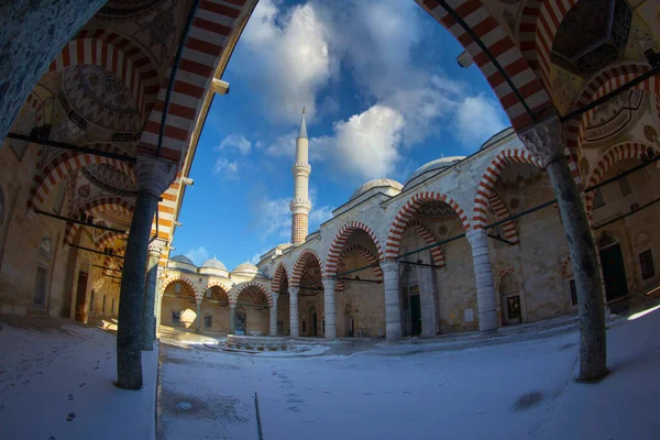 Mesquita Com Três Varandas Mesquita Serefeli — Fotografia de Stock