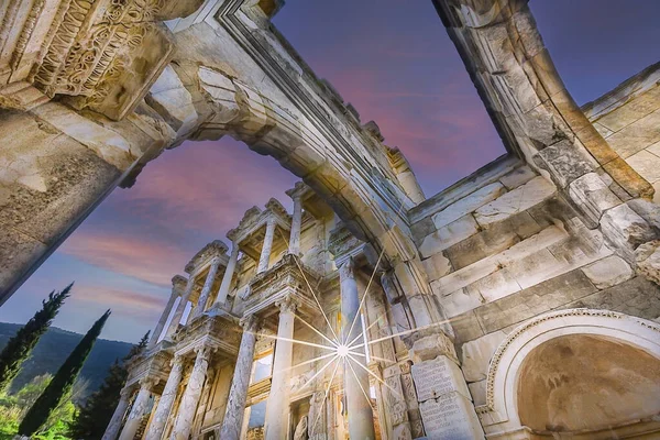 Antike Stadt Ephesos Der Türkei — Stockfoto