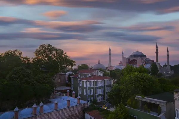 Belle Vue Sur Hagia Sophia Istanbul Turquie — Photo