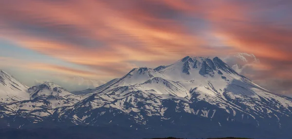 Montanha Vulcânica Hasan Aksaray Turquia — Fotografia de Stock