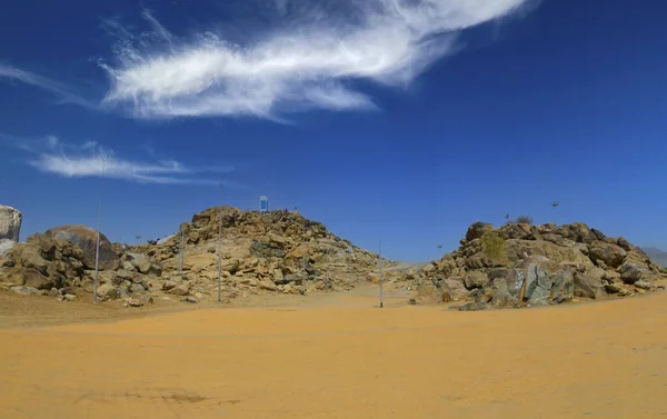 預言者ムハンマドがハッジに立っているアラファトの慈悲の山 — ストック写真