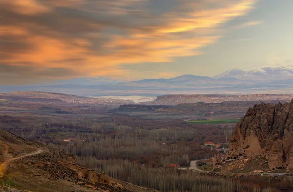 Valle Ihlara Cañón Que Tiene Largo Hasta 150 Profundidad Capadocia — Foto de Stock