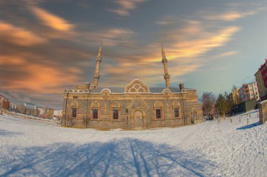 Kars Fethiye Camii. Tarihteki Alexander Nevsky Kilisesi veya Kazak Kilisesi. Türkiye 'nin tarihi tatil beldeleri. Kars Şehri, Türkiye