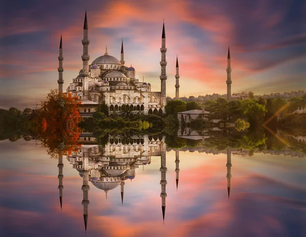 Σουλταναχμέτ Τζαμί Μπλε Τζαμί Κωνσταντινούπολη Τουρκία — Φωτογραφία Αρχείου