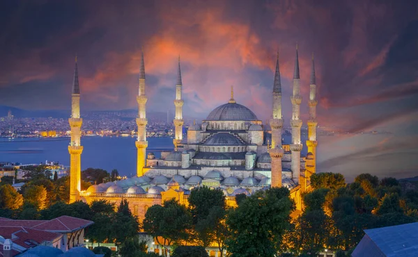 Mosquée Sultanahmet Mosquée Bleue Istanbul Turquie — Photo