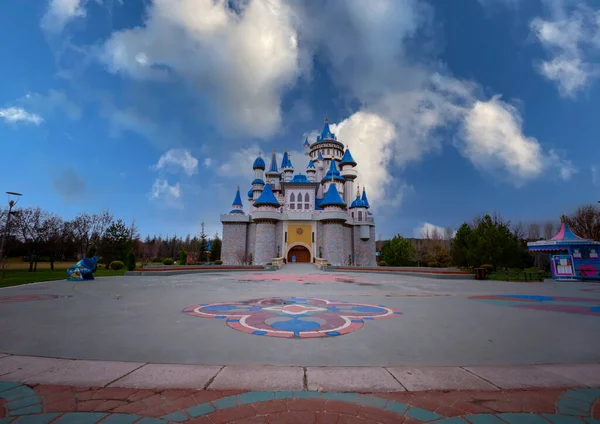 Fairytale Castle in Sazova Park (Science Art and Culture Park) in Eskisehir, Turkey.