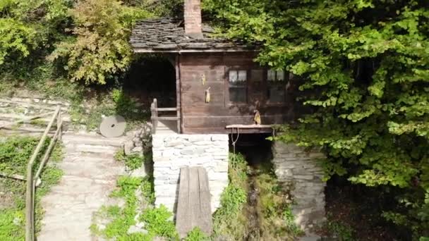 Erfelek Waterfalls Drone Video Erfelek Sinop Turquia — Vídeo de Stock