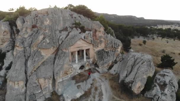 Mausolée Gerdekkaya Situé Eskisehir Turquie Été Construit Pendant Période Hellénistique — Video