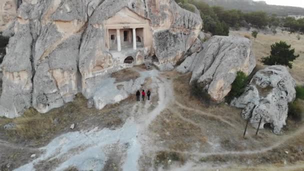 Gerdekkaya Mausoléu Localizado Eskisehir Turquia Foi Construído Durante Período Helenístico — Vídeo de Stock