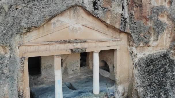 Gerdekkaya Mausoleum Located Eskisehir Turkey Built Hellenistic Period Additions Were — Stock Video