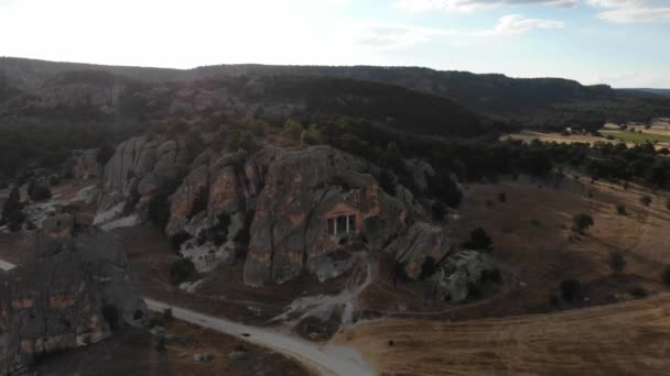 Mausoleo Gerdekkaya Ubicado Eskisehir Turquía Fue Construido Durante Período Helenístico — Vídeos de Stock
