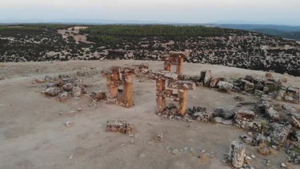 Blaundus Ancient City Usak Province Turkey — Stock Video