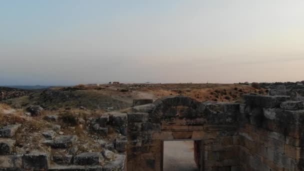 Αρχαία Πόλη Μπλάντους Στην Επαρχία Ουσάκ Της Τουρκίας — Αρχείο Βίντεο