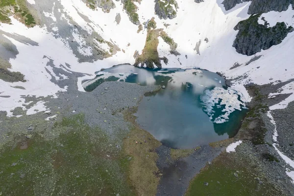 Avusor Glacial Lake Heart Lake Het Kackar Gebergte Avusor Plateau — Stockfoto