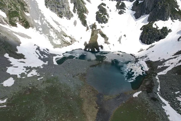Ледниковое Озеро Авусор Горах Какар Плато Авусор Ризе Турция Панорамный — стоковое фото
