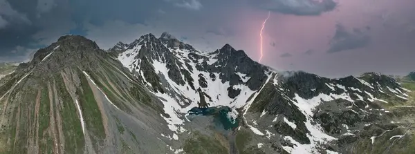 Avusor Glacial Lake Szívtó Kackar Hegységben Avusor Fennsík Rize Törökország — Stock Fotó